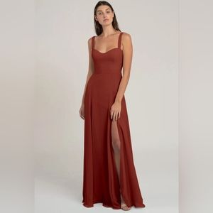 Harris Jenny Yoo Bridesmaid Dress in Rust